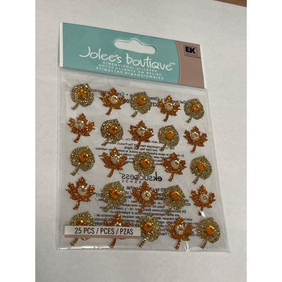 Jolees Boutique FALL LEAVES 50-20424 Dimensional Stickers EMBELLISHMENT - Picture 4 of 4